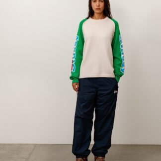 TWO TONE RAGLAN SWEATER front view