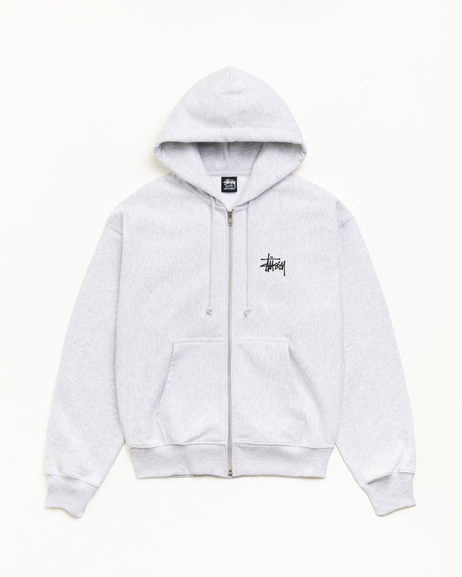 BASIC STÜSSY ZIP HOODIE detail view