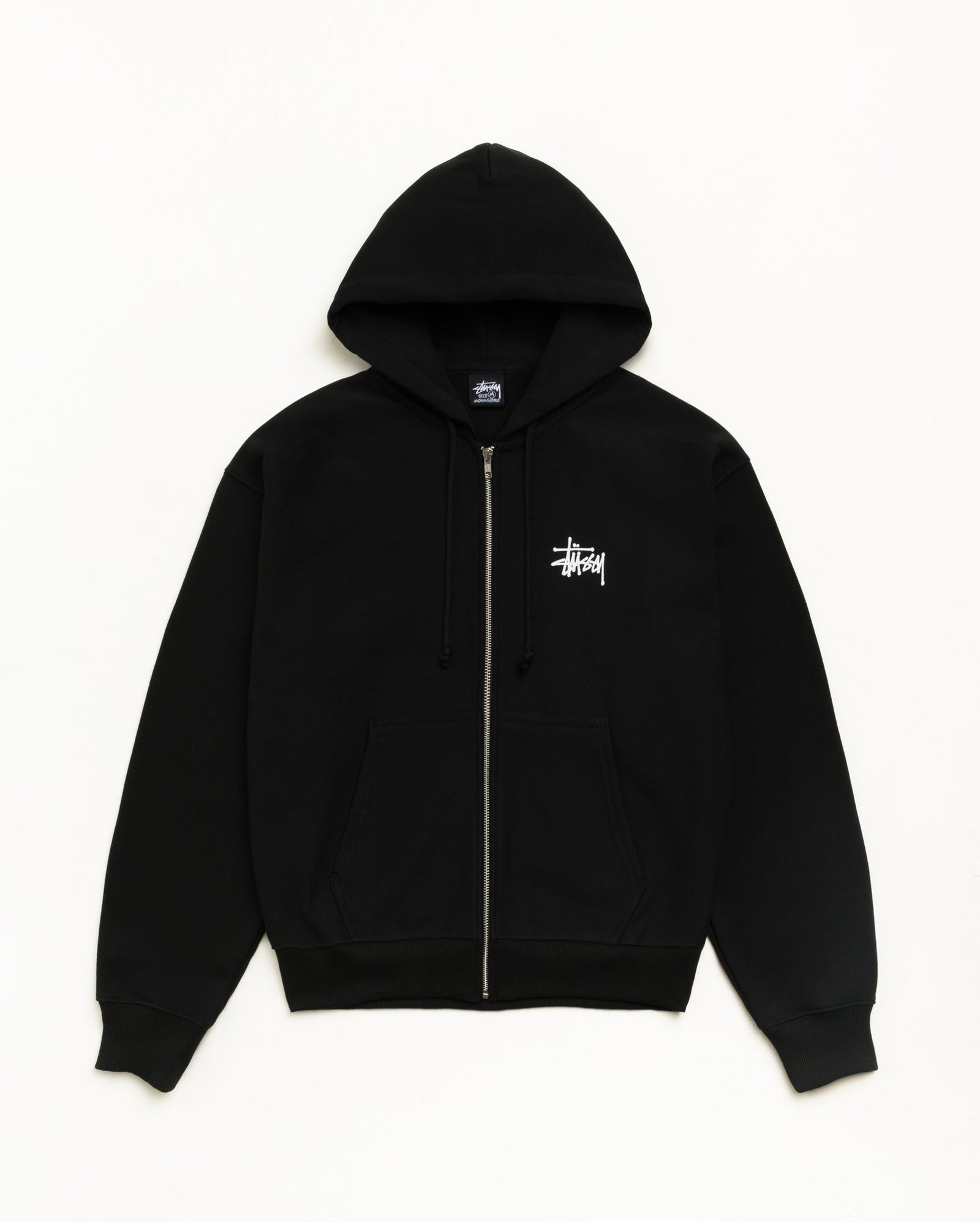 BASIC STÜSSY ZIP HOODIE detail view