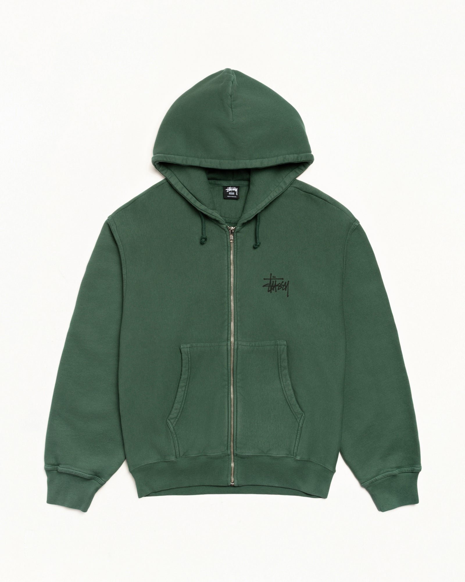 BASIC STÜSSY ZIP HOODIE product view